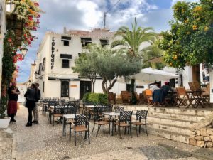 Bobilturen mot Portugal går selvfølgelig innom Spanias vakreste småby