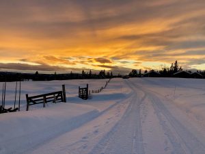 Hundre prosent fricamping på smale vinterveier i Valdres